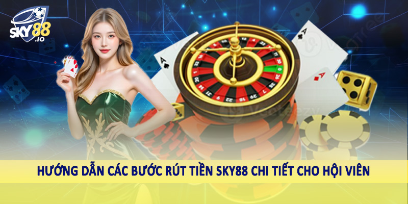 Hướng dẫn các bước rút tiền SKY88 chi tiết cho hội viên