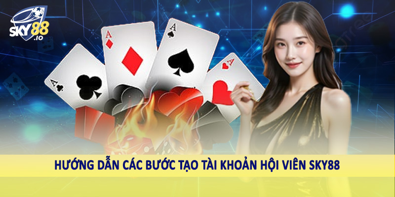 Hướng dẫn các bước tạo tài khoản hội viên SKY88