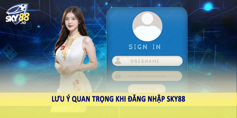 Đăng Nhập SKY88 - Quy Trình Thực Hiện Chuẩn Cho Hội Viên 2025 4 Lưu ý quan trọng khi đăng nhập SKY88