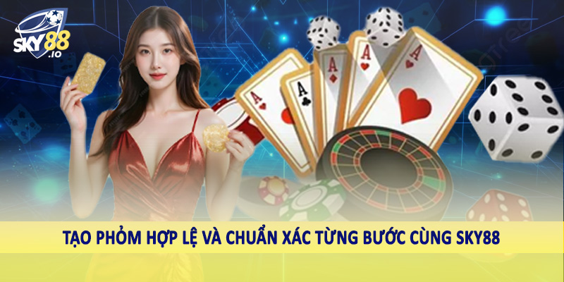 Phỏm Là Gì Sky88 - Giải Mã Trò Chơi Đầy Tính Chiến Thuật 3 Tạo phỏm hợp lệ và chuẩn xác từng bước cùng Sky88
